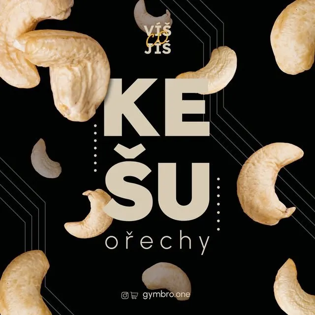 GYMBRO, příspěvek o kešu ořeších