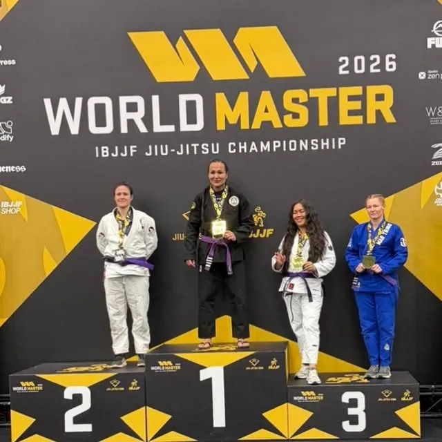 Stupně vítězů na IBJJF World Master 2026